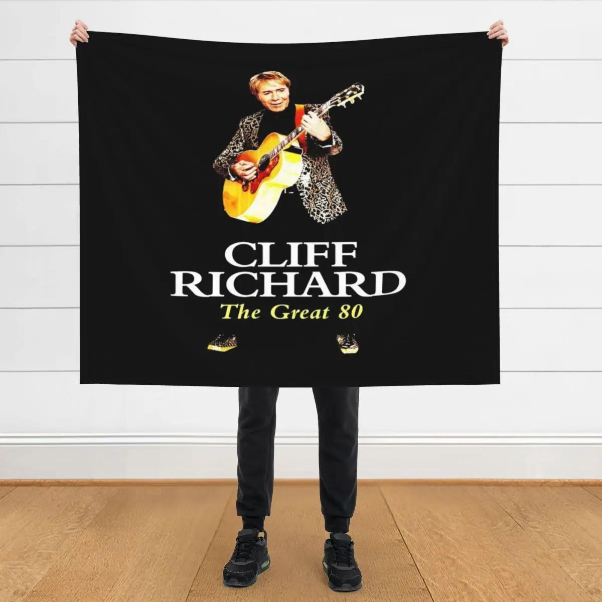 

Best Clear Design of American Legend Singer SongwriterActor Cliff Richard Throw Blanket Moving Plaid sofa bed Blankets