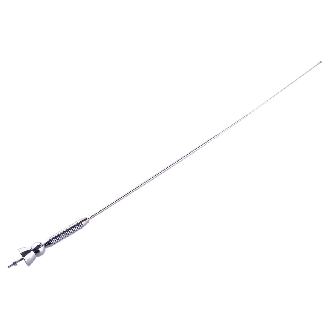 Car Universal Roof Radio Antenna FM AM Signal Aerial Spring Soft Rod Mast Cable Telescopic Extended 0-180 Degrees