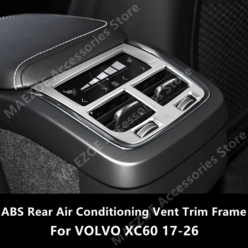 

Для VOLVO XC60 17-26: Накладка на задний воздуховод кондиционера (ABS), аксессуары для защиты и модификации интерьера автомобиля, тюнинг