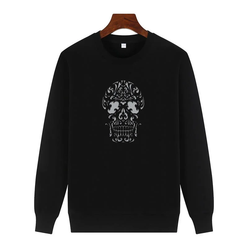 Sweat-shirts graphiques vintage Mexique Tequila Sugar Oaxaca Skull, col rond et sweat à capuche en velours épais pour homme