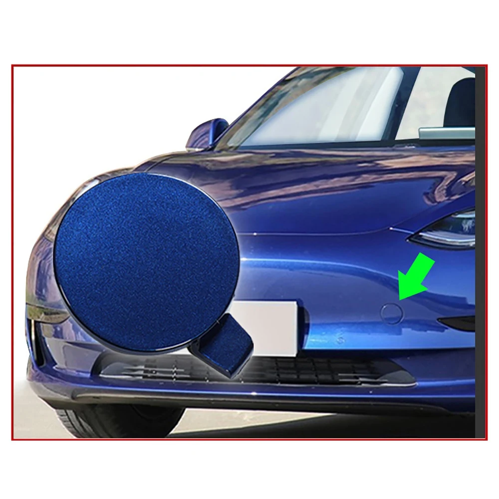 

A51K-автомобильный передний бампер, крышка фаркопа, подходит для Tesla Model 3 2017-2021, ABS, 1 шт.