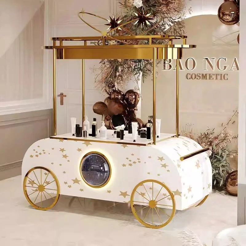 Pedestrian Street B&B display cart store decoration can glow and drain the car