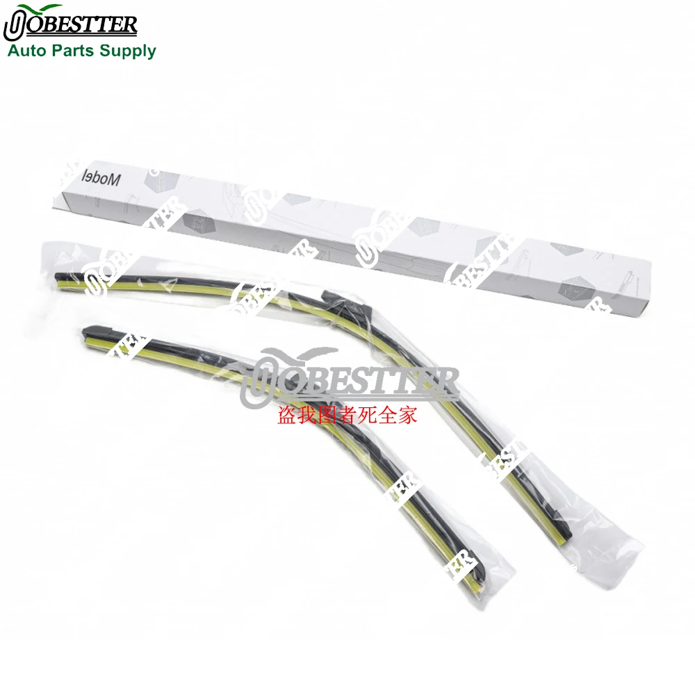 

1490247-00-A 1490250-00-A Pair Imported Rubber Front Left Right Windshield Wiper Blade For Tesla Model Y 2017-2024 LHD or RHD