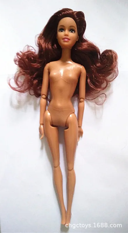 30cm Movable 4D Eyes Doll Body 11 Joint Naked Dolls Kids Dressing Toys Body Dolls Girl Toys