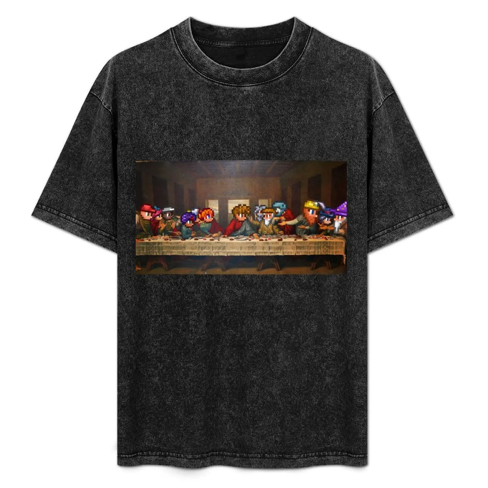 

The Last NPC Supper T-Shirt Classic Print Short Sleeve Shirt