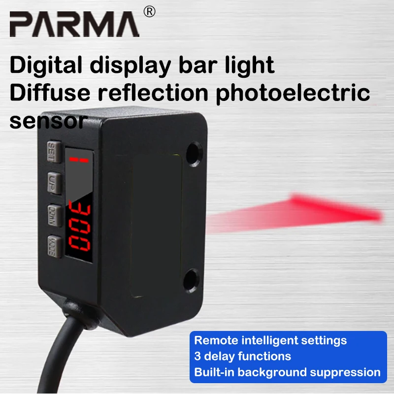 Digital display diffuse reflection photoelectric switch sensor - the ultimate tool for inspecting multi-hole wire production lin