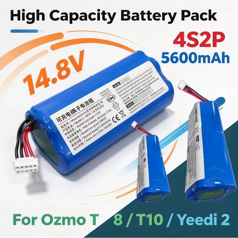Replacement S10-Li-144 Battery for ECOVACS Deebot N7 N8 N8 Pro 920 950 DX9G Ozmo T8 T9 T10