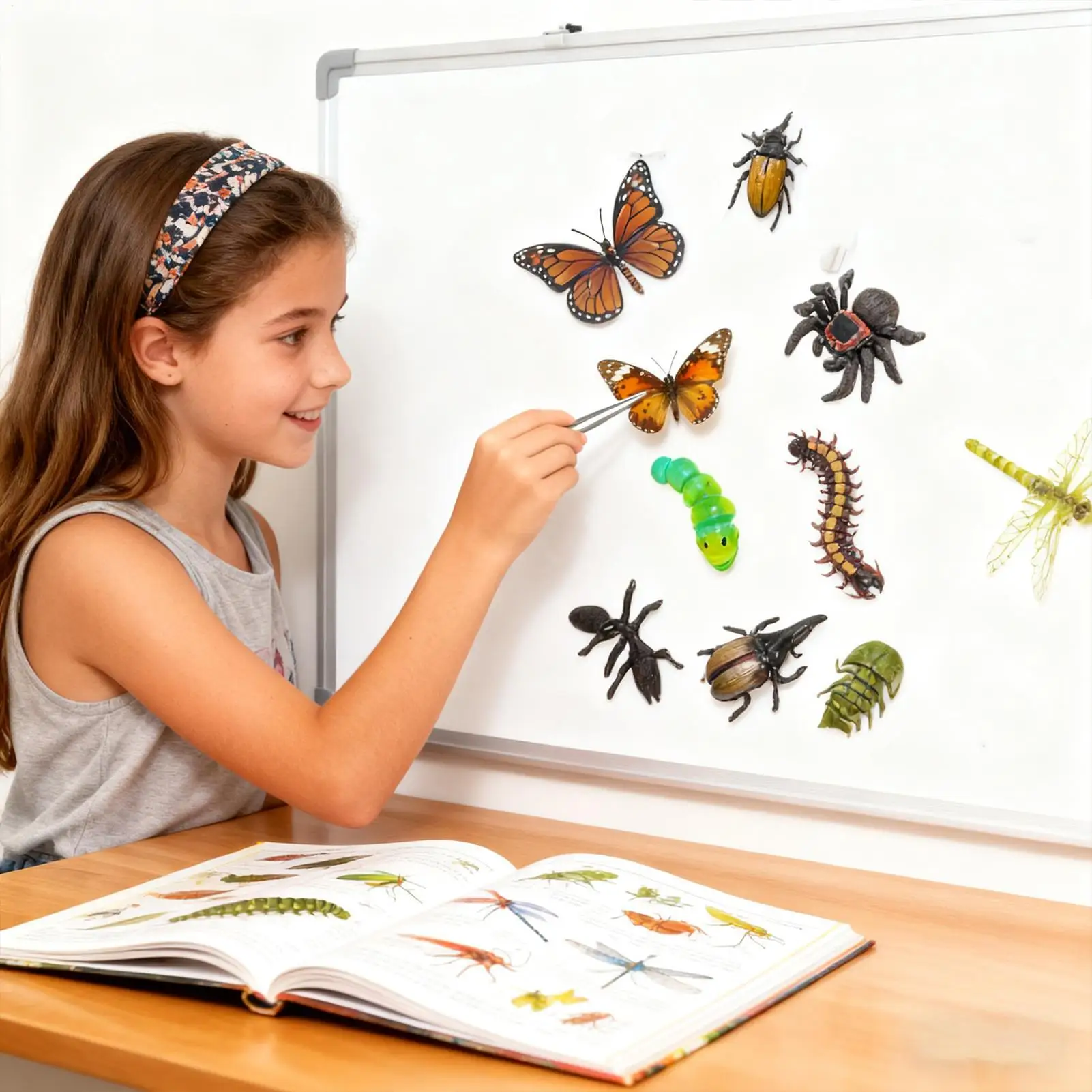 Magnetic Sticker Activity Book Magnetic Worm Toy With Movable Joints Educational Worm Toy For Boys Girls Preschoolers Daycare