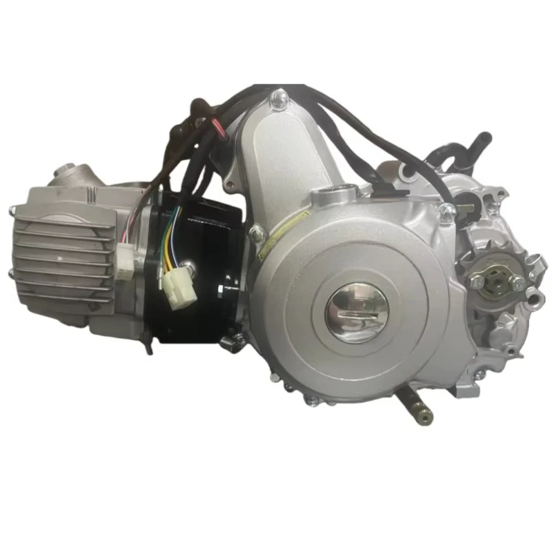 110CC Dual Clutch Air Cooled Motorcycle Engine For KTM110, Optimized Heat Dissipation Structure Extending Engine Service Life