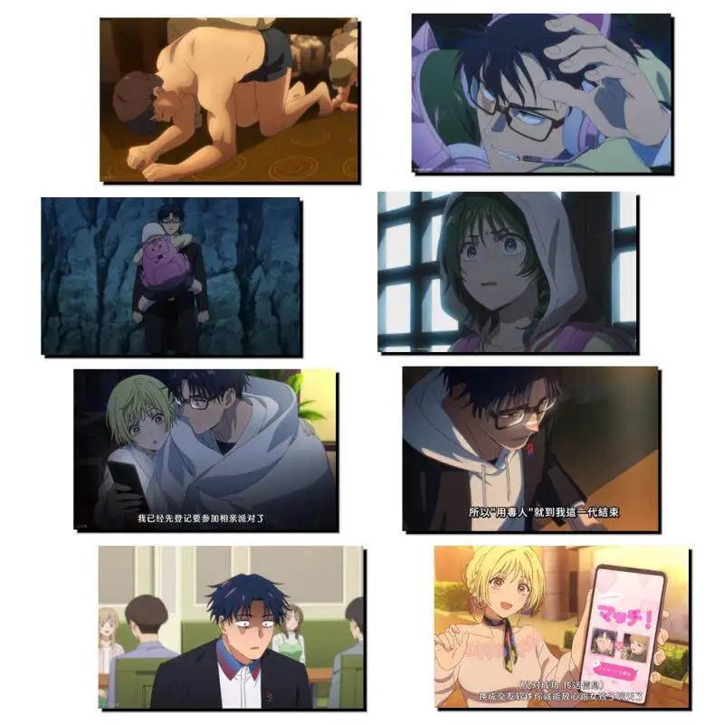 Marriage Toxin Hikaru Gero Mei Kiyosaki Aufkleber, hochwertiger Anime-2D-Cartoon-Druck für Schülerhefte und Desktop-Dekoration – Detail 3