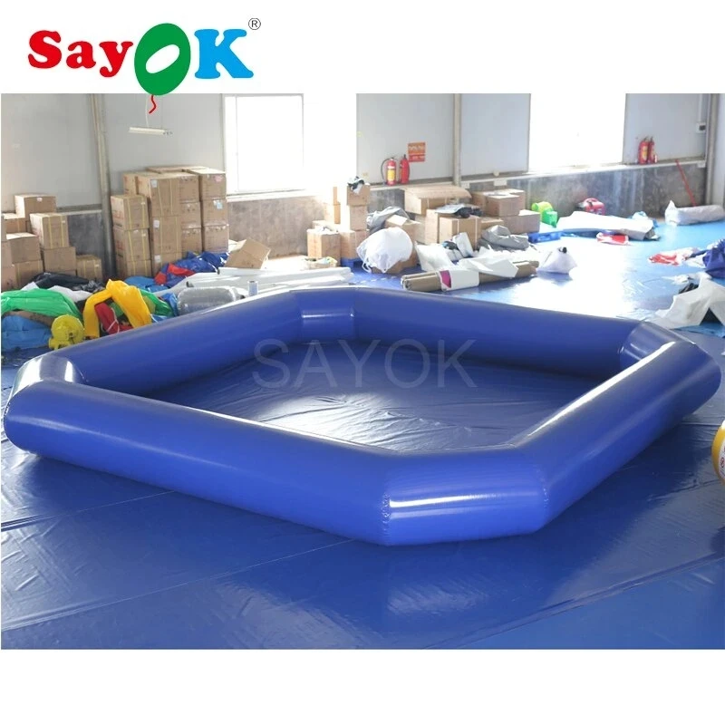 SAYOK-Grande piscine gonflable d'extérieur de 5m, avec pompe, pour l'été, pour enfants, famille et adultes