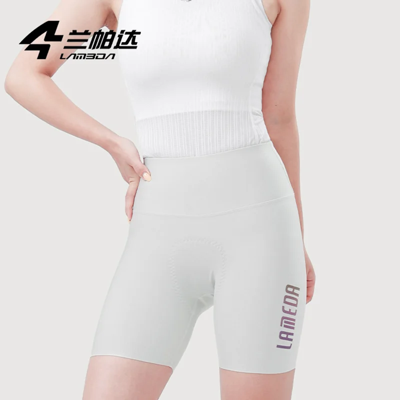 

Lameda Cycling Shorts for Women's Summer Sunscreen UPF50+ Road Bike Cycling Trousers Breathable soft Bike Pants white fashion