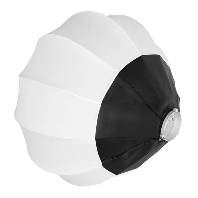 Modulador de luz softbox lanterna de 65 cm para interface Bowens ideal para transmissão ao vivo e gravação de vídeo