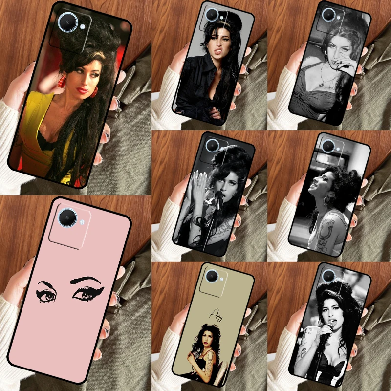 

Amy Winehouse для Realme C55 C33 C31 C30 C35 C25Y C21Y C11 C15 8 9 10 Pro Plus GT Neo 2 3 5 2T 3T чехол