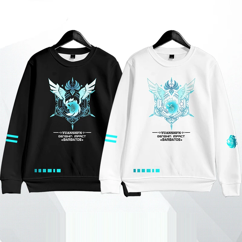 

Hot Game Genshin Impact Venti Hoodie Women Men Streetwear Oversized Long Sleeve Pullover Crewneck Sweatshirt Casual Tracksuit