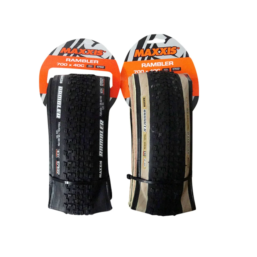 Maxxis Rambler Tubeless Ready Road EXO TR Bike Tire 700x40C/45C/50C Road Bicycle Folding Tires 120TPI Gravel Bike tire