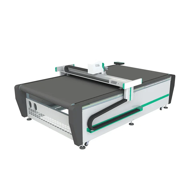 Automatic Feeding Car Interior Leather Fabric Cnc Oscillating Knife Cutting Machine