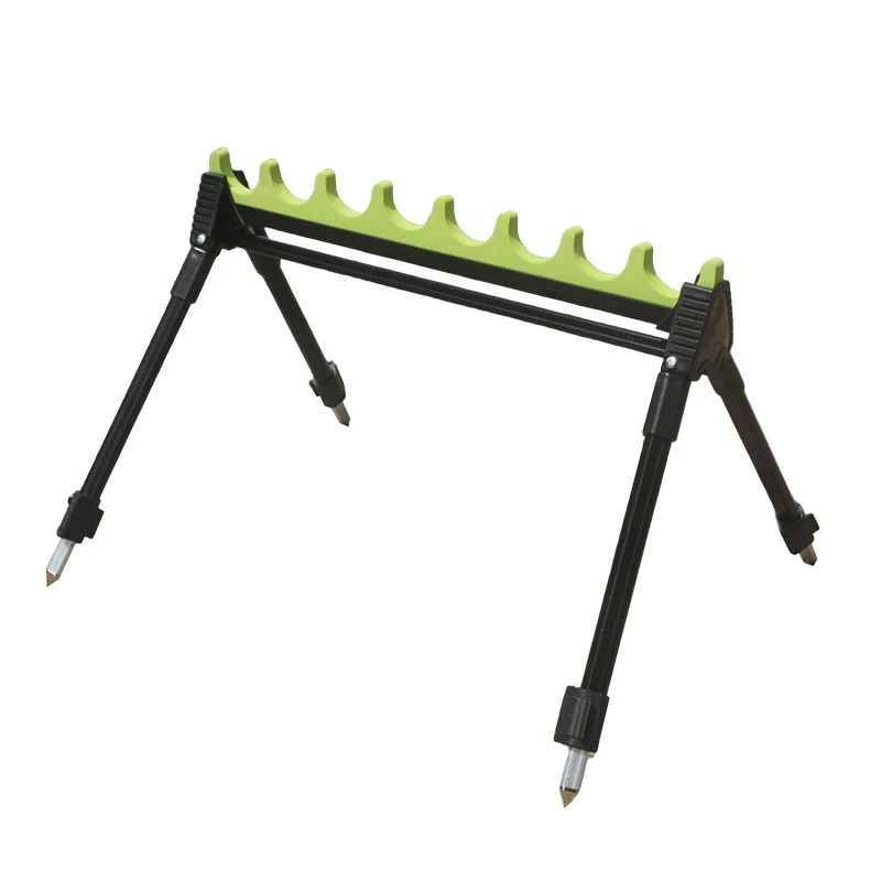 Soporte portátil para caña de pescar para 8 cañas, estante para caña de pescar al aire libre, soporte para caña de pescar - imagen 2