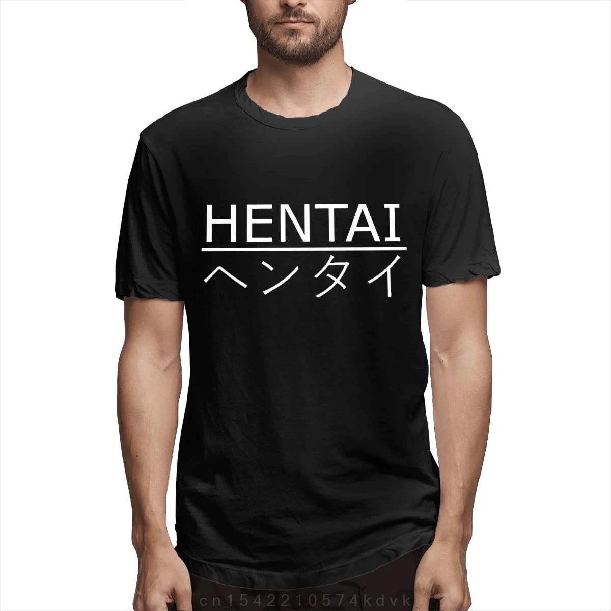 Restoring ancient ways Hentai Japanese Anime Men's Funny Tees Short Sleeve Round Collar T-Shirt Cotton 4XL Clothes funny