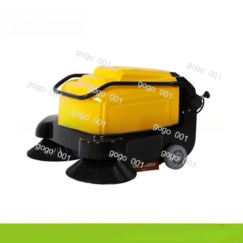 Electric Push Sweeper MN-P100AS for Factory Workshop Warehouse, Industrial Dust Collection, 1000mm Sweeping Width