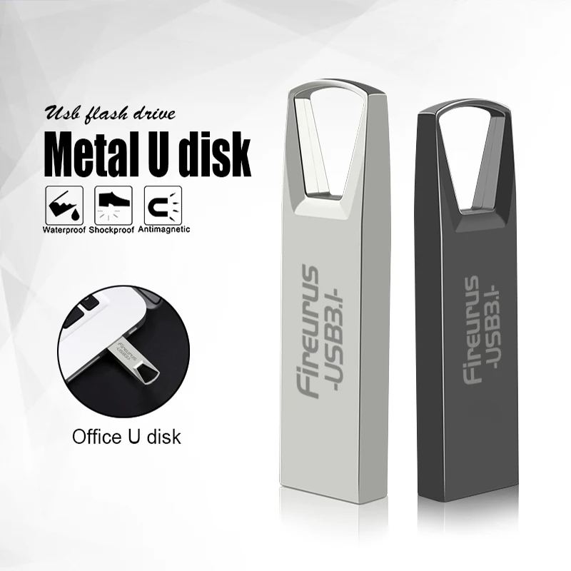 新しい USB フラッシュドライブ 128 ギガバイトペンドライブペンドライブ 32 ギガバイト 64 ギガバイトメタル U ディスクメモリアセル usb 3.1 スティックギフト電話/PC/車/テレビ
