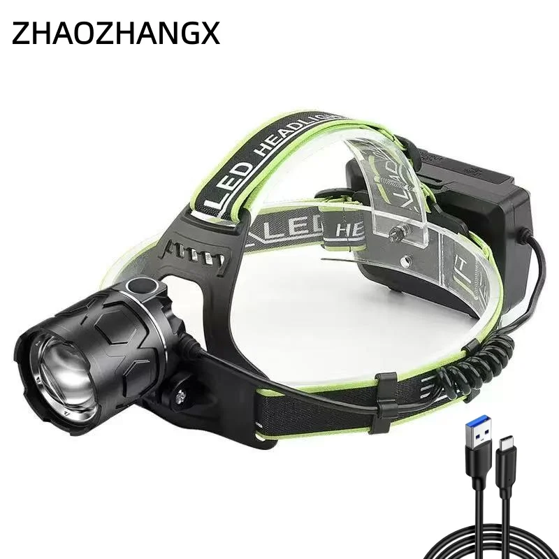 zhaozhangx-multifuncional-de-alta-potencia-lampada-de-pesca-noturna-montada-na-cabeca-farol-laser-branco-led-caminhadas-ao-ar-livre-lampada-de-ciclismo