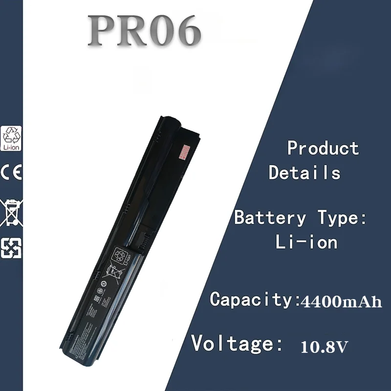 

4400mAh High - Capacity Battery 10.8V for HP PR06 | Fits ProBook 4330s, 4331s, 4430s, 4431s, 4530s, 4535s