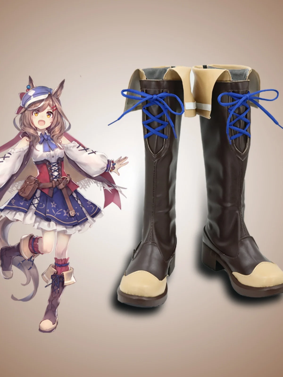 

Pretty Derby Matikanetannhauser Cosplay Shoes Boots Halloween Cosplay Shoes