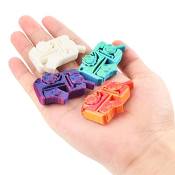 3D printing decompression fingertip toggle switch mini pendant keychain portable and gentle pressure relief