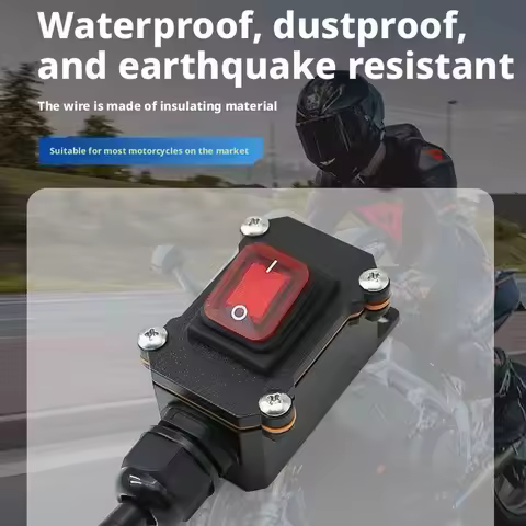 12V Motorcycle Battery Disconnect Switch Battery Disconnector Isolator Cut Off Switch Kit For Universal Motorcycle Battery