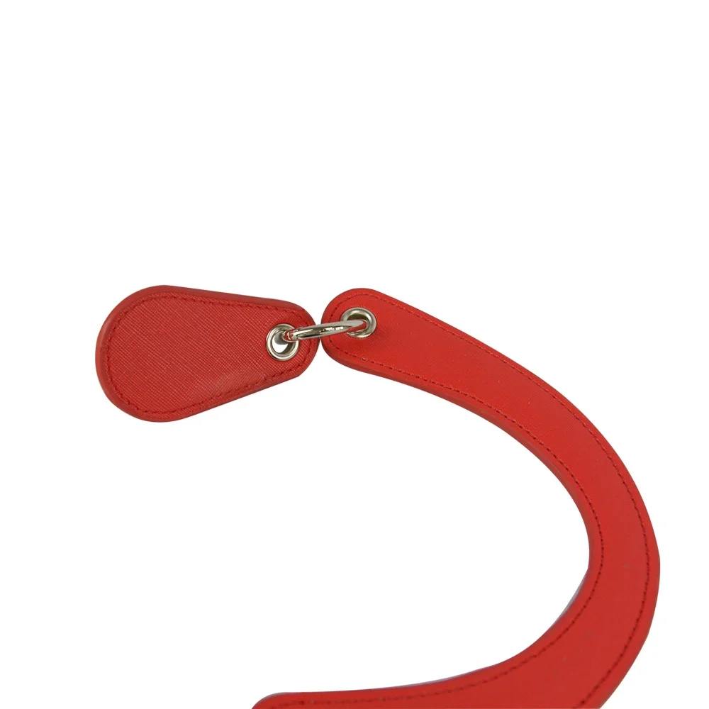 Tanqu Concise Curved Leather Removable Drops Belt Handle for Classic Mini Obag Huntfun Square Bag City Chic Women Handbag O Bag
