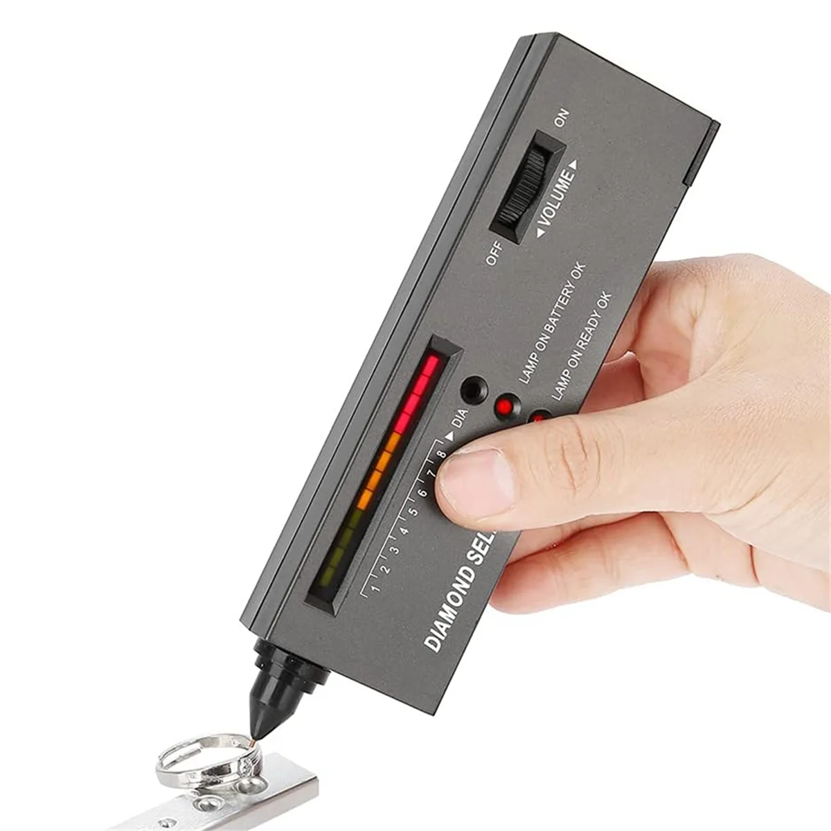 

ABKM Diamond Testing Tool Set, Professional Jewelry Diamond Selector II Moissanite Tester Portable Diamond Tester Pen Kit