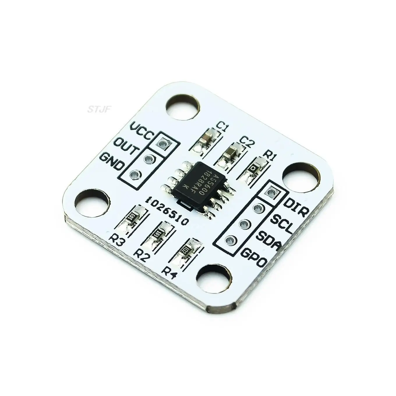 AS5600 Modul Sensor Pengukuran Sudut Induksi Magnetik Encoder Magnetik 12bit Presisi Tinggi