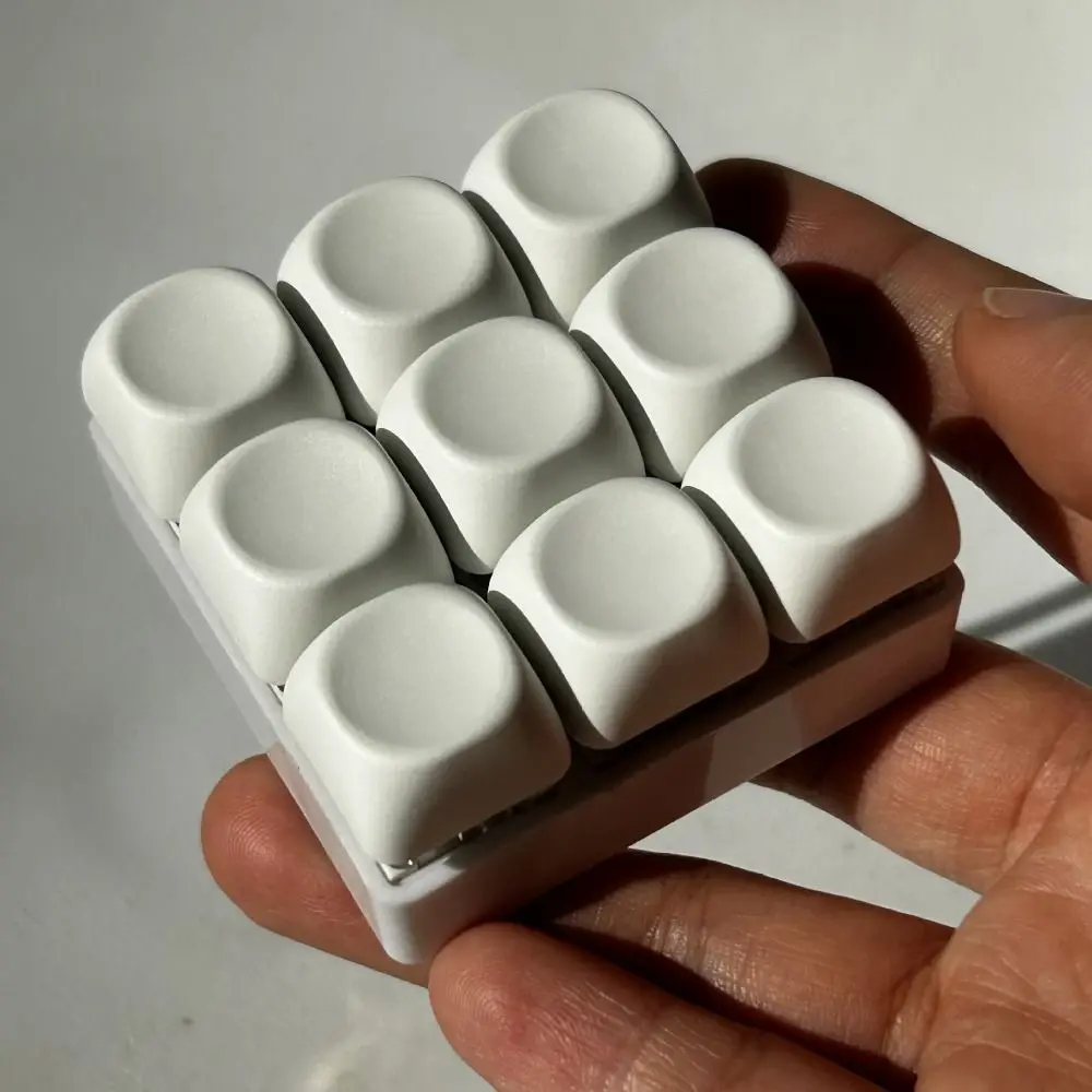 4/9 مفاتيح لوحة المفاتيح لعبة تململ الاسترخاء DIY إصبع تململ الفرس المفاتيح صوت لطيف لمسة مريحة