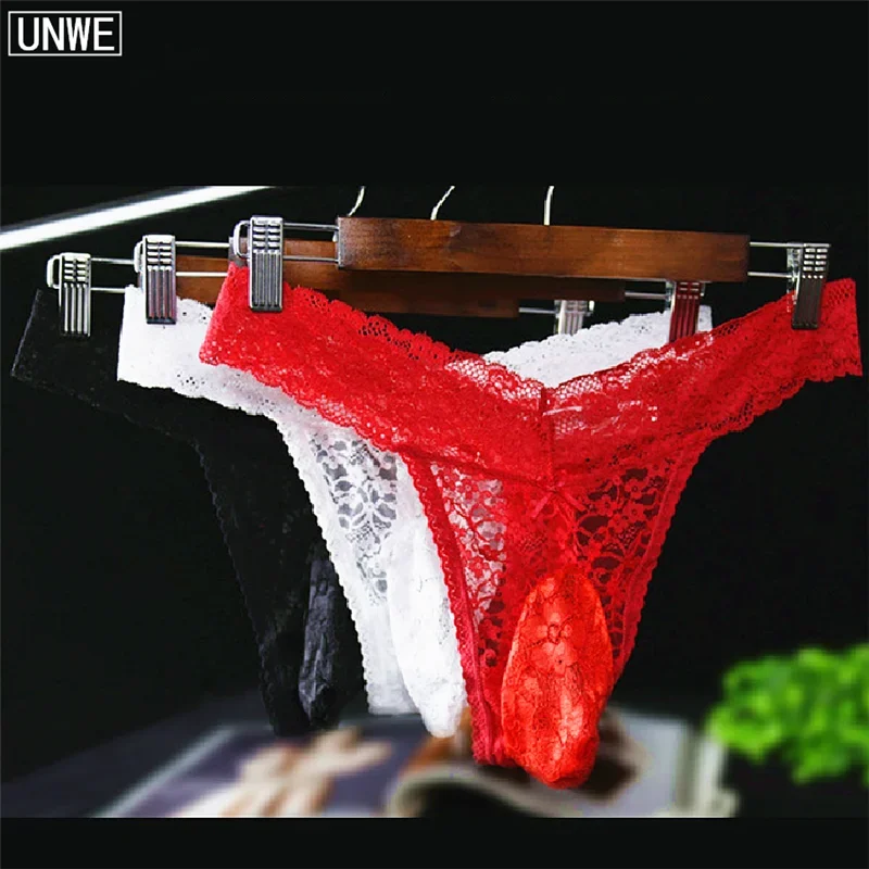 ملابس داخلية مثيرة للرجال سراويل تحتية للرجال بأشرطة رفيعة شفافة شفافة سراويل تحتية ملابس تحتية #2