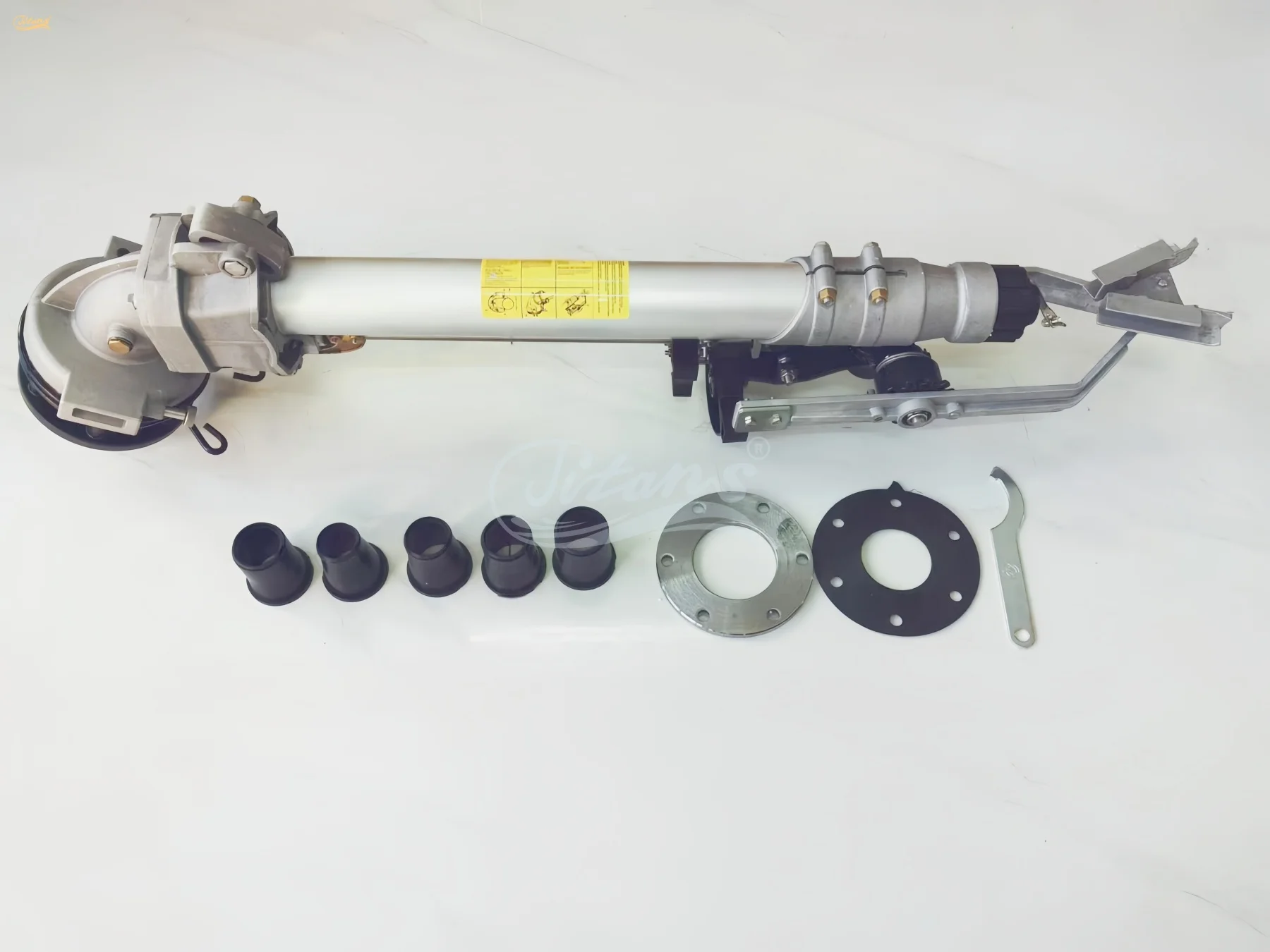 80M 360 Gear Drive Rain Gun Sprinkler for Efficient Spraying Farm Irrigation & Dust Suppression