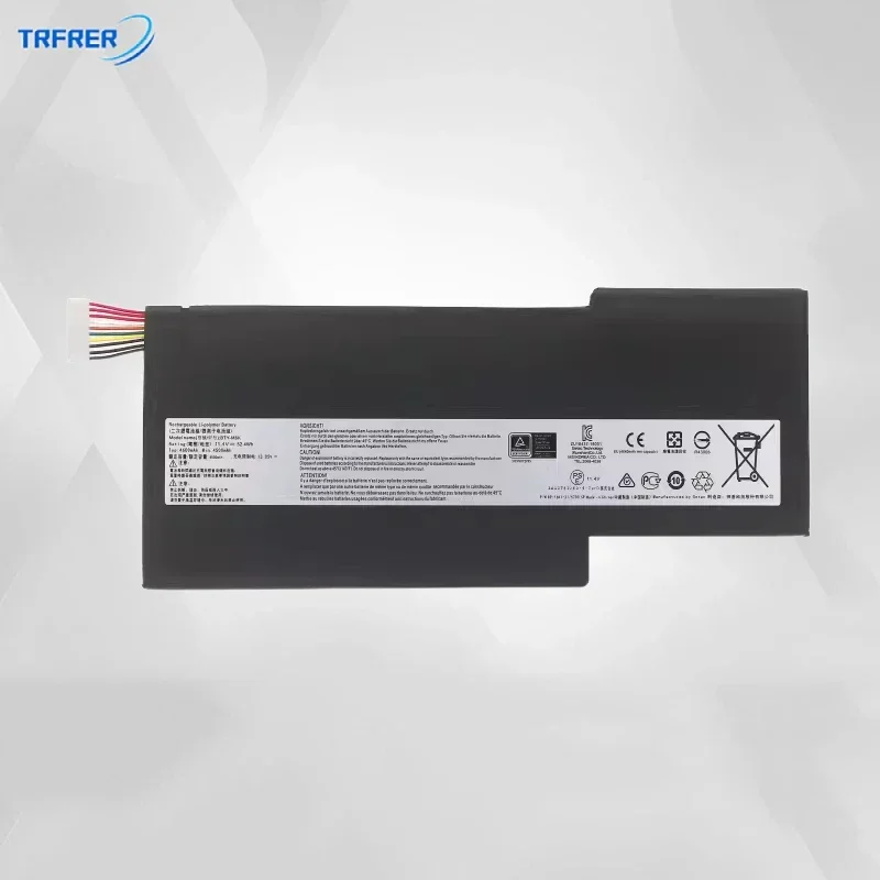 

BTY-M6K laptop battery for MSI 17B4 MS 16K3 GF63 fine 8RD 8RC GF75 3RD 8RC 9SC GF65 9SE SX fine 52.4wh 4600mAh