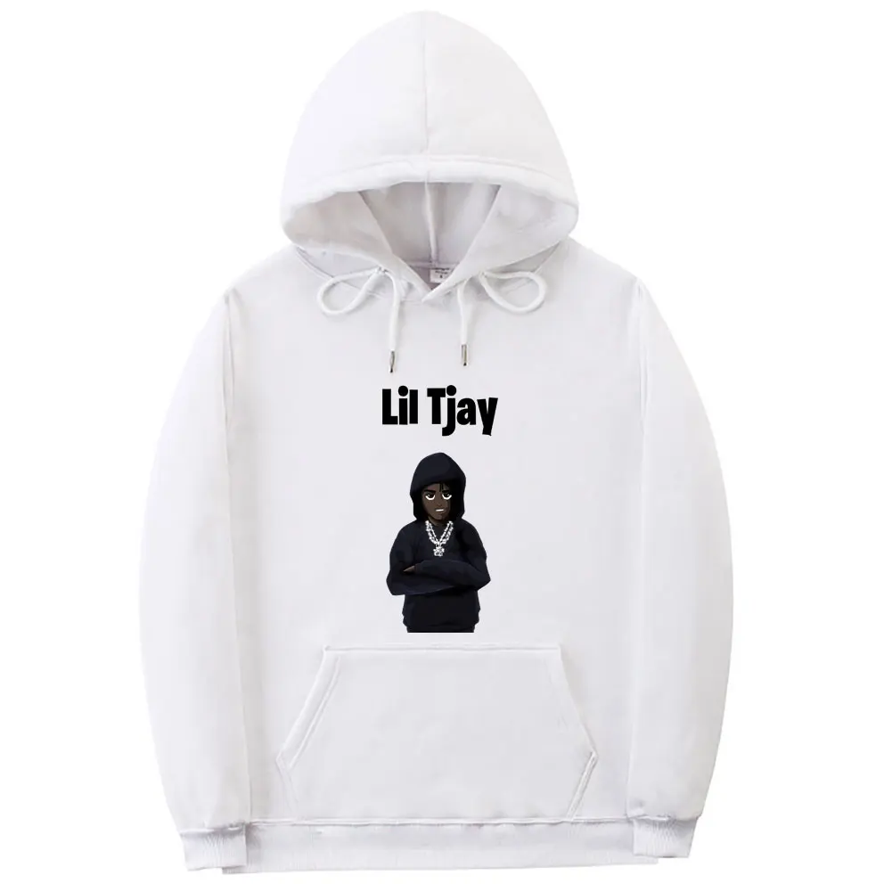 

Best Famous Rapper Lil Tjay Cartoon Graphic Hoodie Men Hip Hop Oversized Hoody Sweatshirt Male Fashion Casual Fleece Hoodies