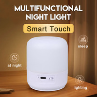 Outdoor USB Rechargeable LED Camping Light Touch Dimmer Flashlight Built-in 1200 Mah Hook Tent Light Picnic Atmosphere Light