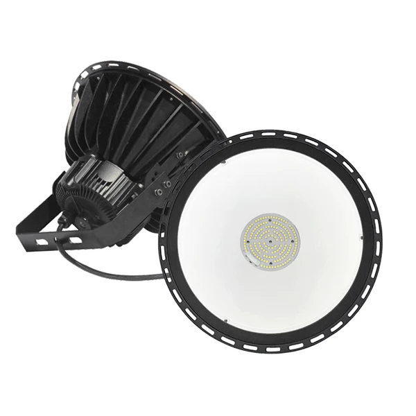 Industrial Lighting LED High Bay Light UFO IP65 Waterproof Factory Price 150W Aluminum AC 70 Sports Stadiums Meanwell 30000 140