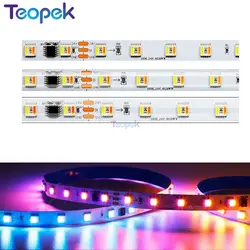 FW1906 RGB+CCT Magic Addressable Flexible LED Strip Light 5050 SMD  5 Colors in 1 chip Full Colors RGBWW Tape 24V DC