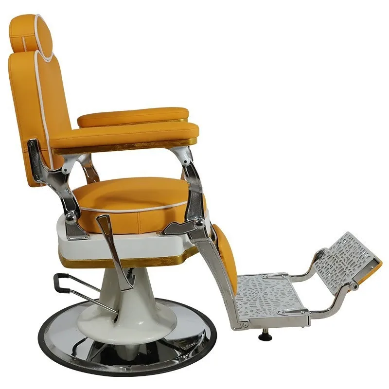 Barber shop men can put down retro barber chair oil head chair shaving hair chair