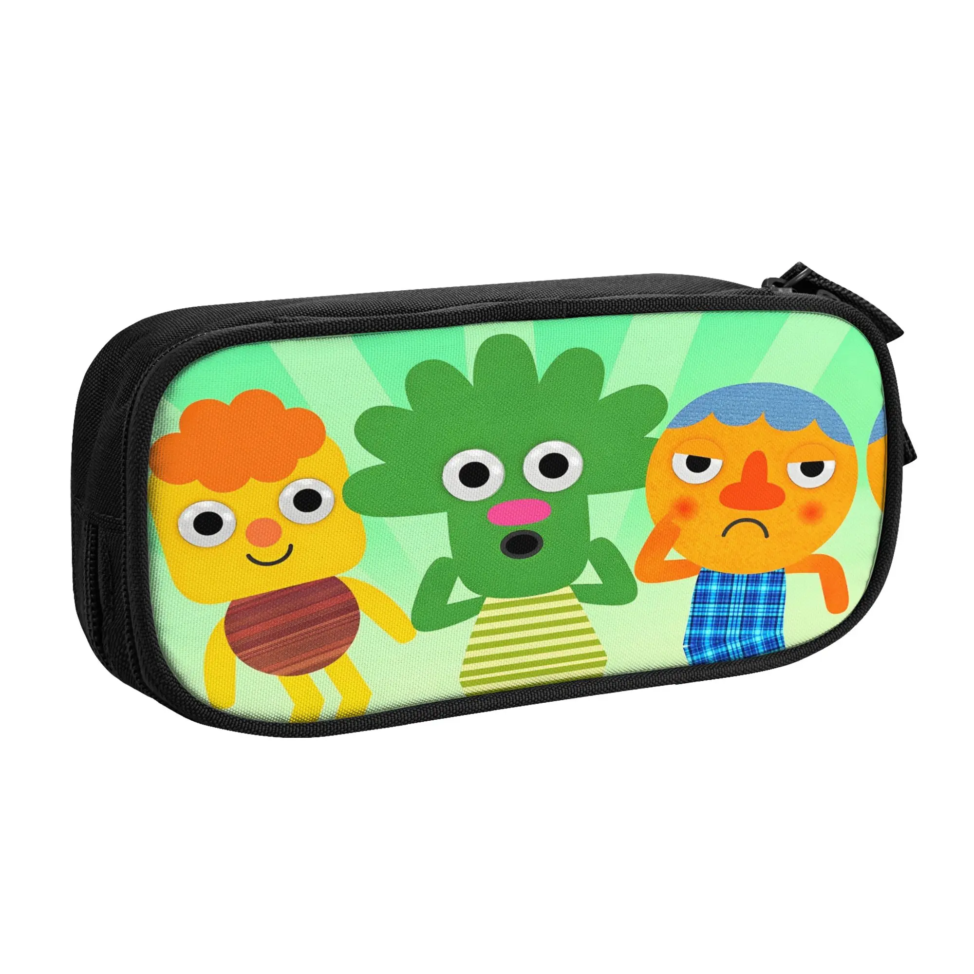 Large Capacity Pencil Pouch Noodle & Pals Musical artist Merch  Double Layer Pencil Bag Girl Makeup Bags Amazing Gift