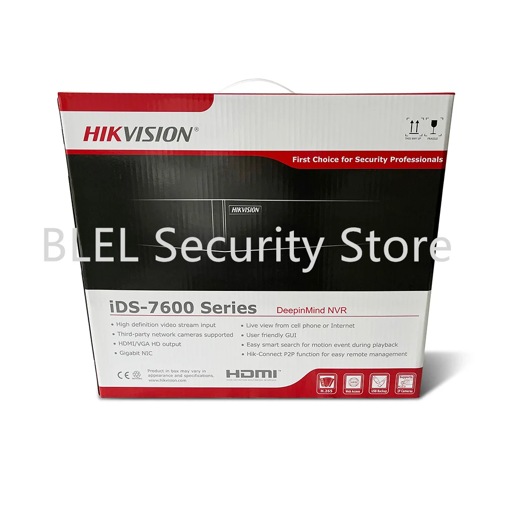 Imagem -03 - Hikvision-gravador de Vídeo em Rede Série Original 8ch Ids7608nxi-i2 x 4k Nvr Ids-7616nxi-i2 x