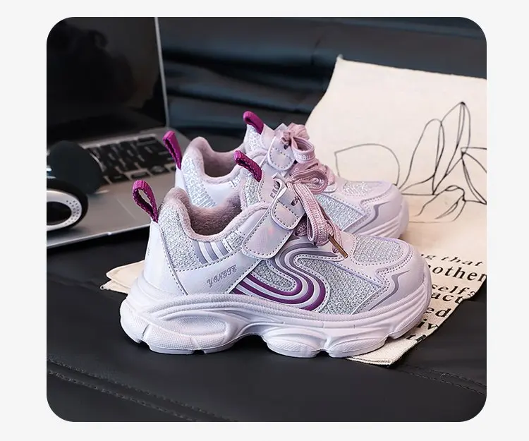 أحذية أطفال ربيعية جديدة لعام 2025 كاجوال شبكية للأولاد والبنات أحذية أطفال بسيطة ومتعددة الاستخدامات