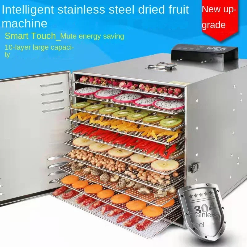 

Пищевой Дегидратор 220 В с сушильными лотками для фруктов, овощей, трав и джерки