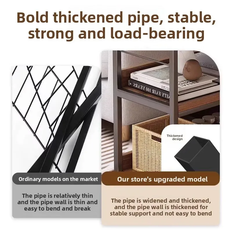Simple Bookshelf Shelf Floor-to-ceiling Integrated Wall Office Multi-layer Storage Rack Cabinet Bookcase Shelf Display Rack