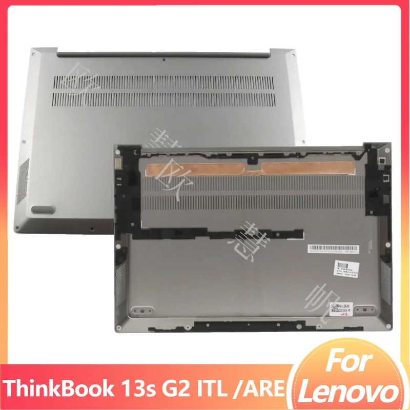T New Laptop Cover for Lenovo ThinkBook 13s G2 ITL /ARE Lower Case Bottom Case Base Cover 5CB1B01336 13.3