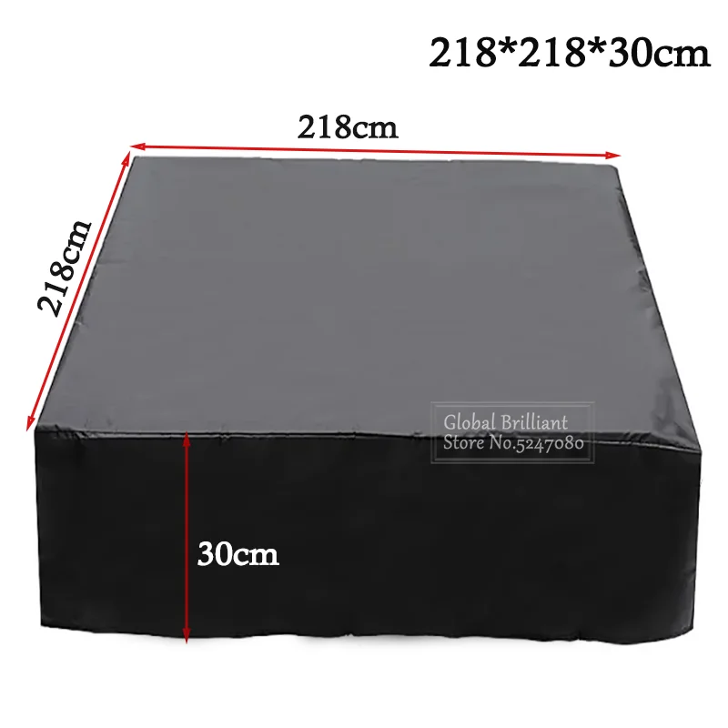 Universele 210D Oxford Vierkante Hot Tub Cover SPA Zwembad Badkuip Cover Waterdichte Zwembad Meubelbeschermer Stofkap - afbeelding 1