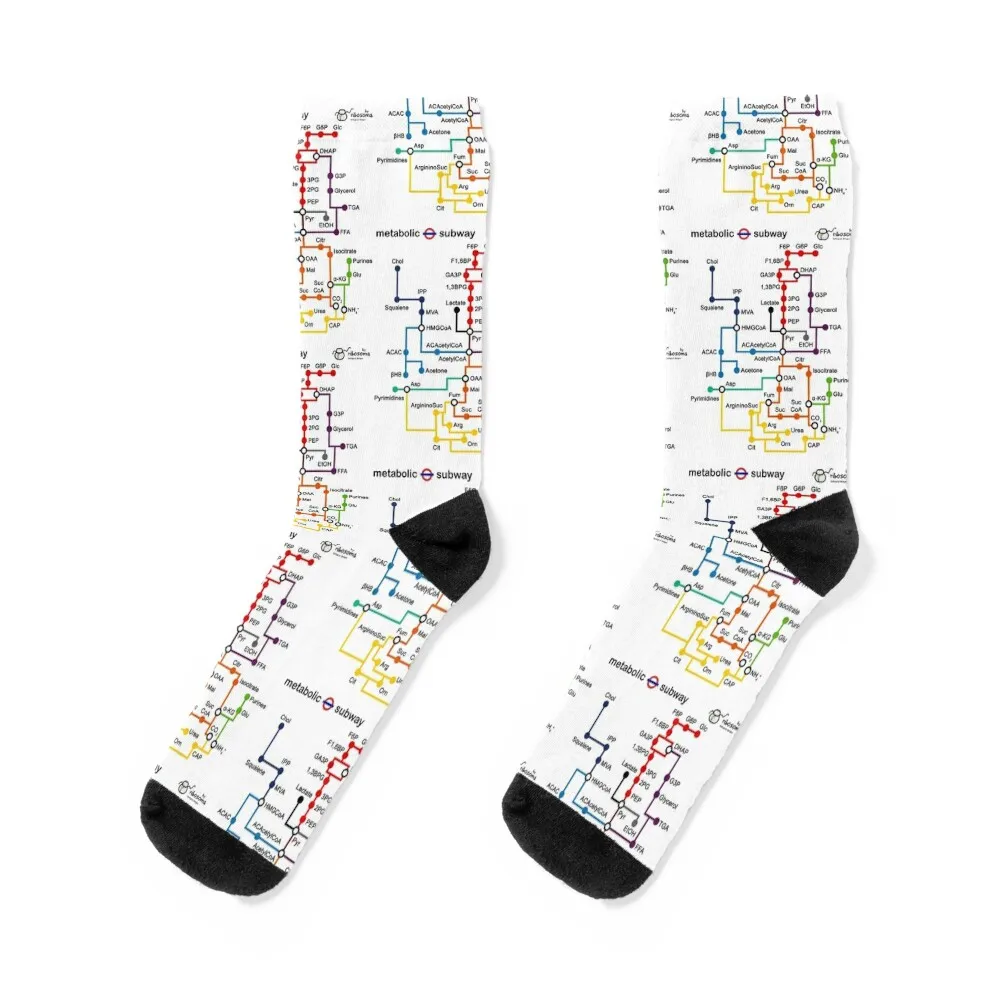 

Metabolic subway Socks retro winter thermal christmas gifts luxury Socks Man Women's